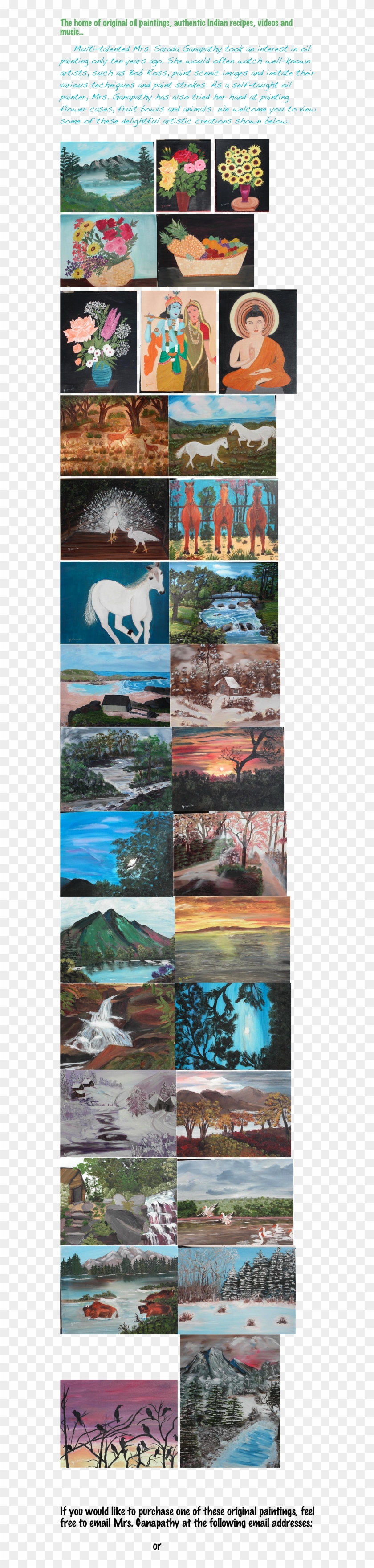 The Home Of Original Oil Paintings, Authentic Indian - Painting Clipart #209360