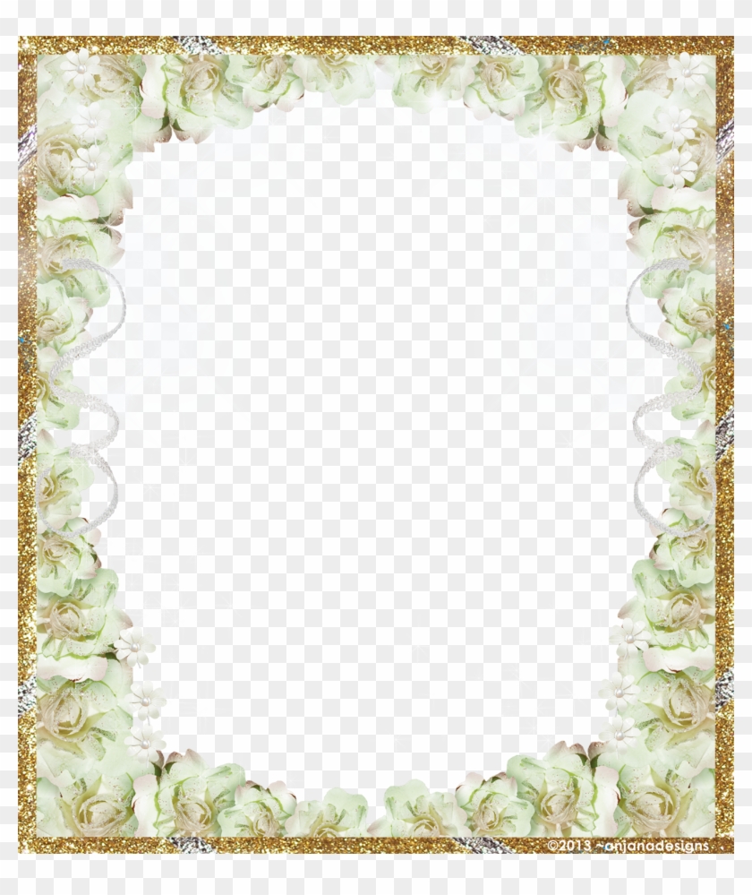 Wedding Frame Best - Floral Design Clipart