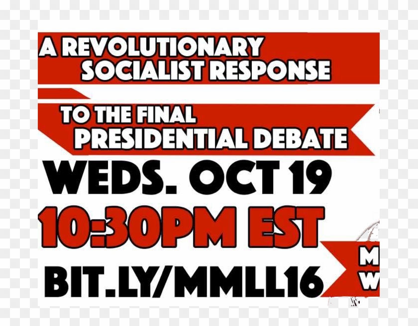A Revolutionary Response To The Final Presidential - Carmine Clipart