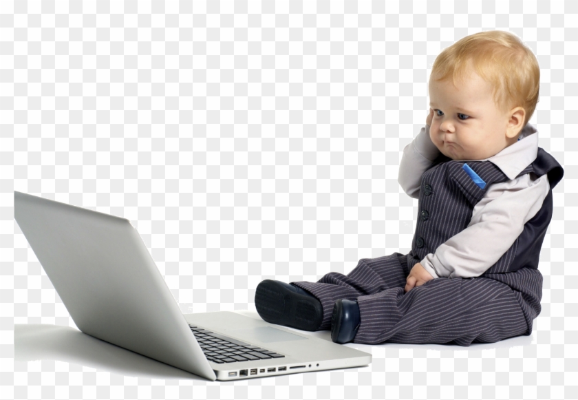 11 Mar 2016 - Baby On A Computer Clipart #209896