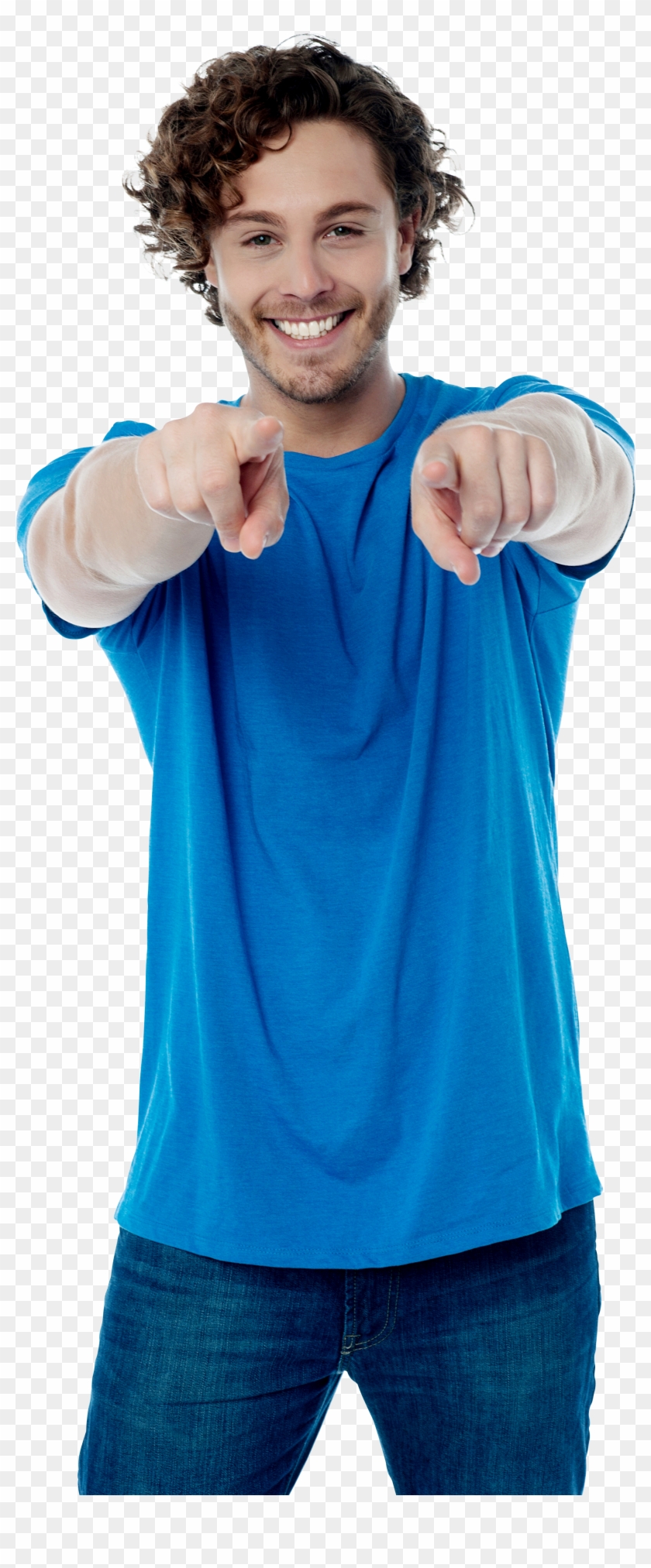 Men Pointing Front Free Commercial Use Png Images - Front People Png Clipart