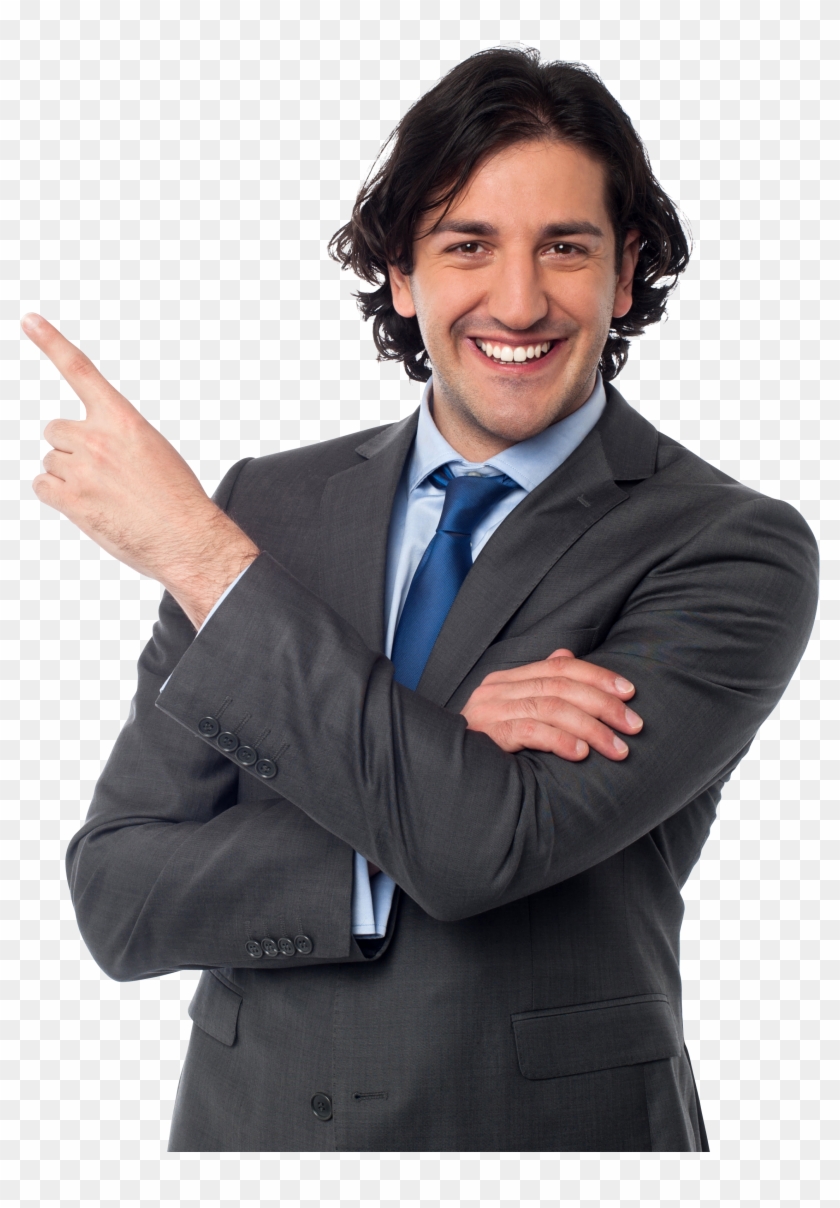Men Pointing Left Png Image - Stock Photography Clipart #2000224
