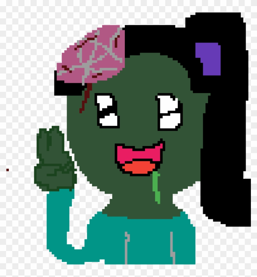 Zombie Girl - Cible Clipart
