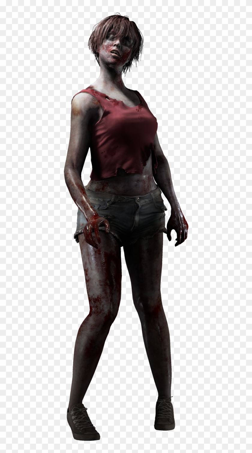 Resident Evil On Twitter - Resident Evil 2 Remake Female Zombie Clipart #2000343