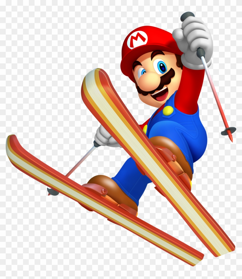 Mario Png - Mario & Sonic At The Olympic Winter Games Mario Clipart #2000611