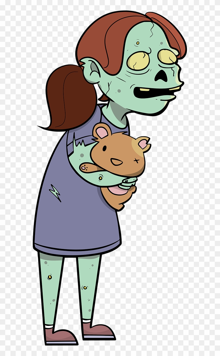 Cartoon Kid Zombies Clipart #2000850