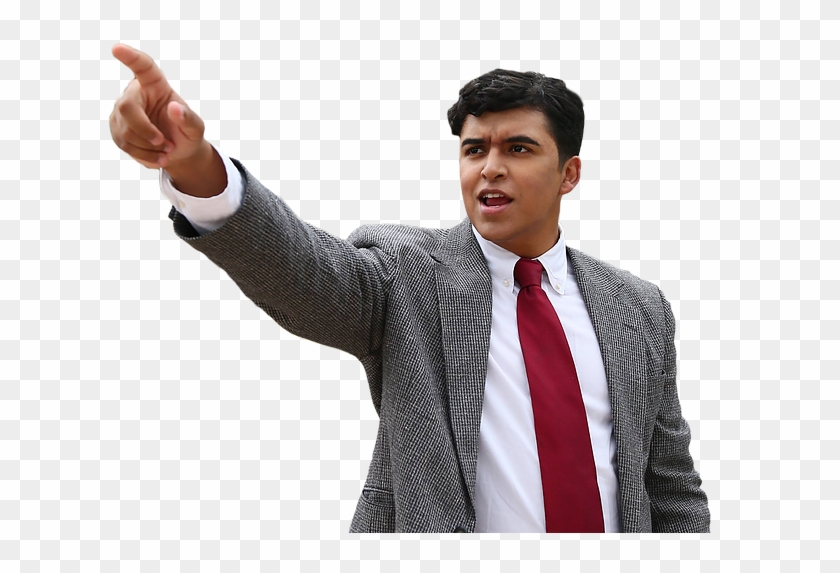 Pointing - Businessperson Clipart