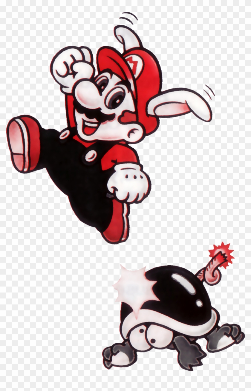 Mario's Jump In Super Mario Land 2 Already Felt Float - Bunny Mario Land 2 Clipart