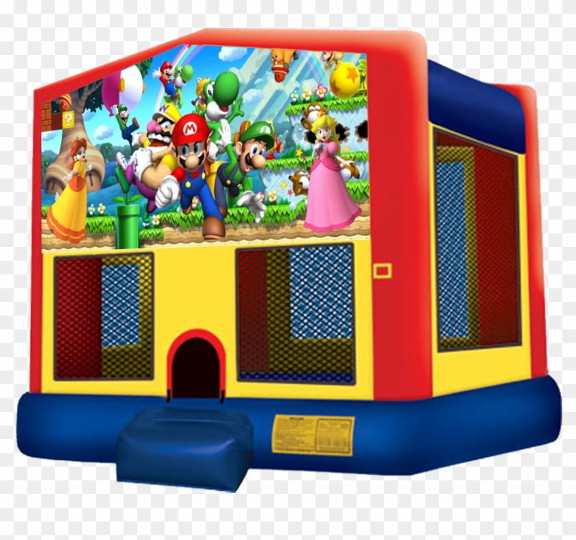 Super Mario Bounce House Rentals In Austin Texas From - Pj Mask Bounce House Clipart