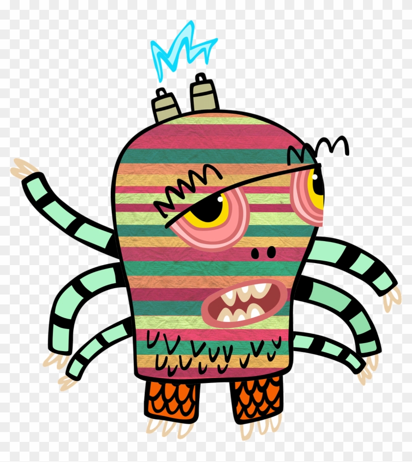 “my Teeth Are Broken - Monster Vector Png Transparent Background Clipart #2001264