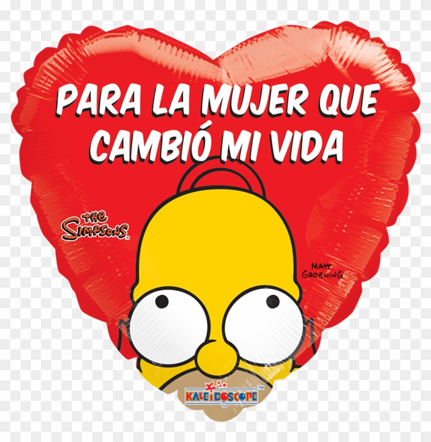 Homero Para La Mujer Que Cambio Mi Vida - Sweetheart Happy Valentines Day Love You Clipart #2001532
