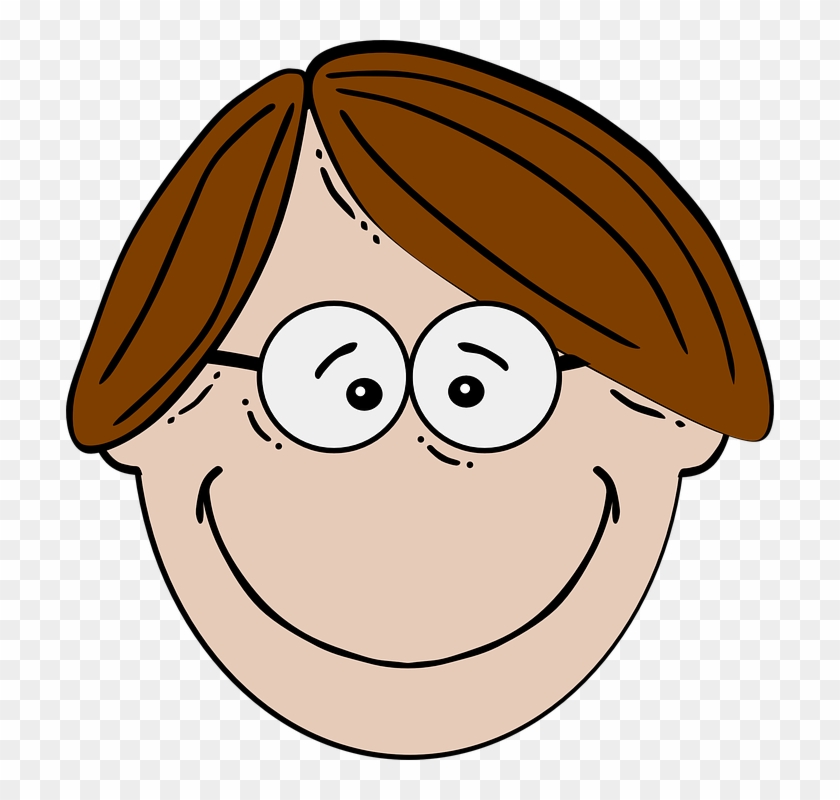 Mustache Clipart Geek Glass - Cartoon Characters With Blonde Hair And Glasses - Png Download