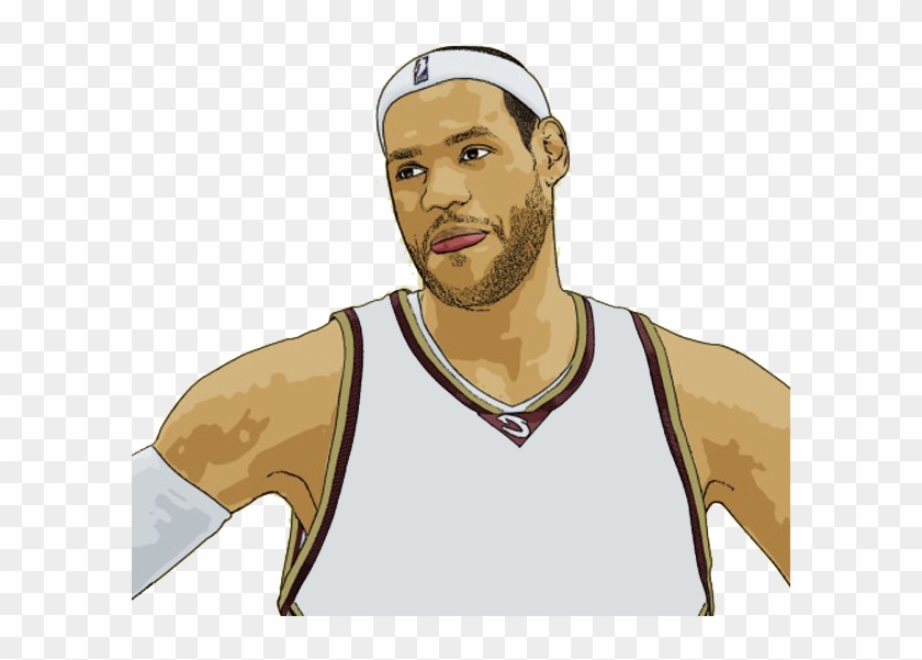 Lebron 2 Psd Vector Image Vectorhqcom - Clip Art Lebron James - Png Download #2001631