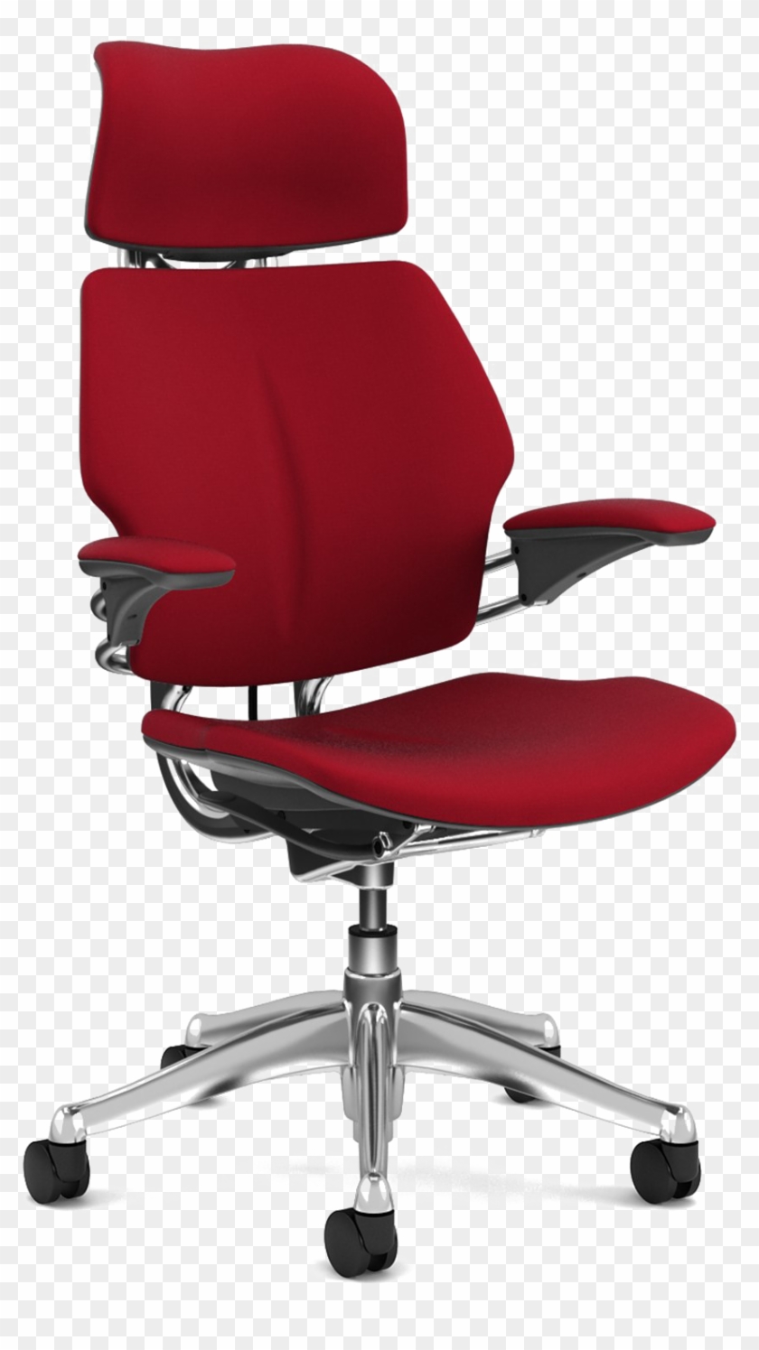 Office Chair Png Transparent Picture - Humanscale Freedom Chair Red Clipart #2001790