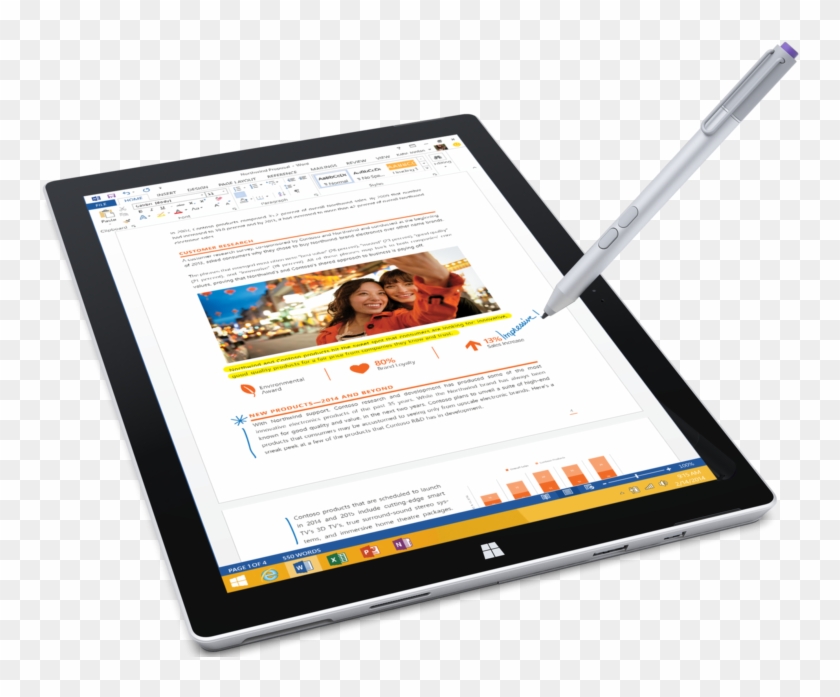 Microsoft Surface Pen The Write Stuff - Microsoft Surface Pro Notes Clipart