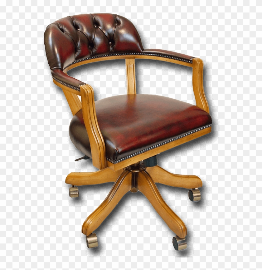 Antique Reproduction Court Swivel Desk Chair Thumbnail - Court Chair Png Clipart