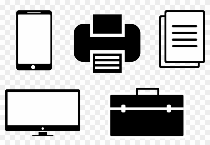 Free Flat Office Icon Pack Clipart