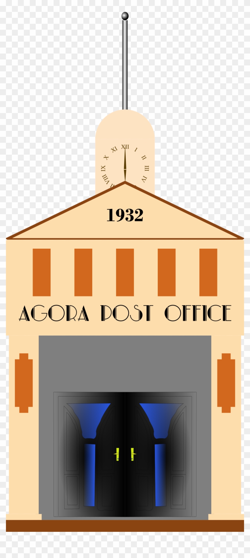 This Free Icons Png Design Of 1930s Post Office - Church Clipart