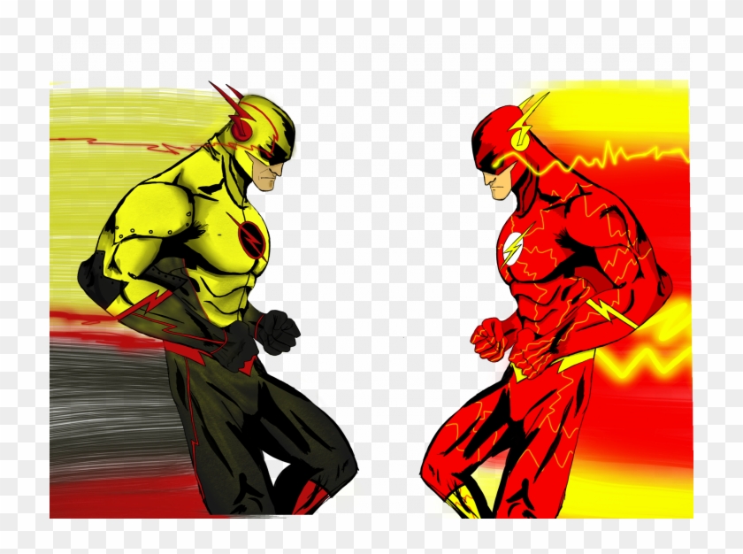 Reverse Flash Png - Flash And Reverse Flash Drawings Clipart