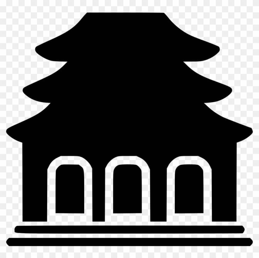 Png File Svg - Temple Japan Icon Png Clipart #2002755