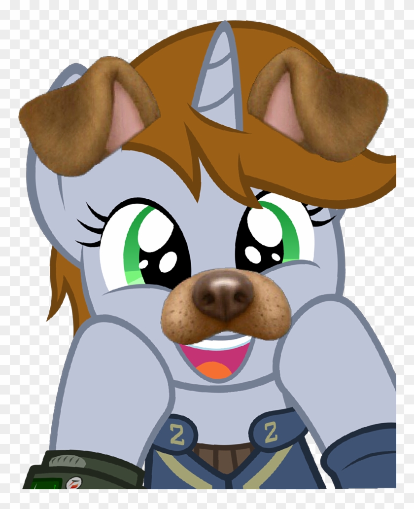 Adorable Face, Clothes, Cute, Dog Ears, Fallout Equestria, - Mlp Fall Out Equestria Clipart
