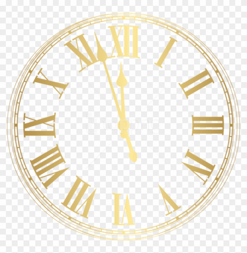 Free Png New Year Clock Png Images Transparent - New Years Eve Clock Png Clipart