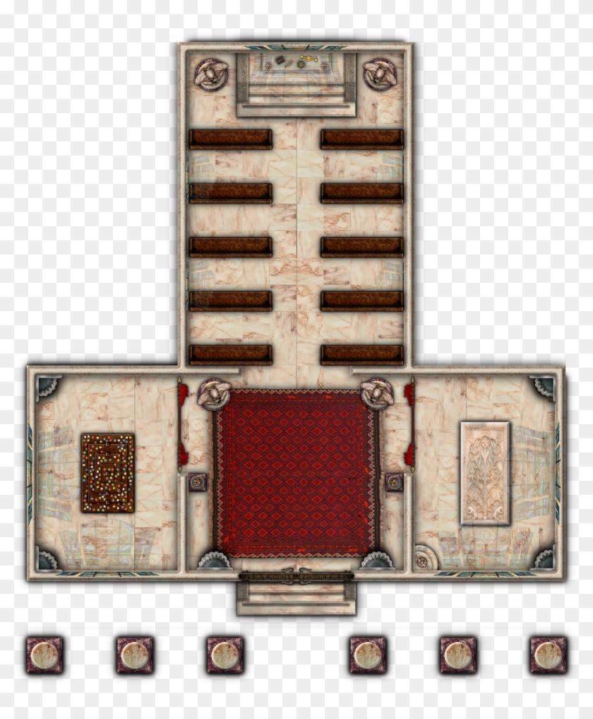 Temple - Floor Plan Clipart #2003108