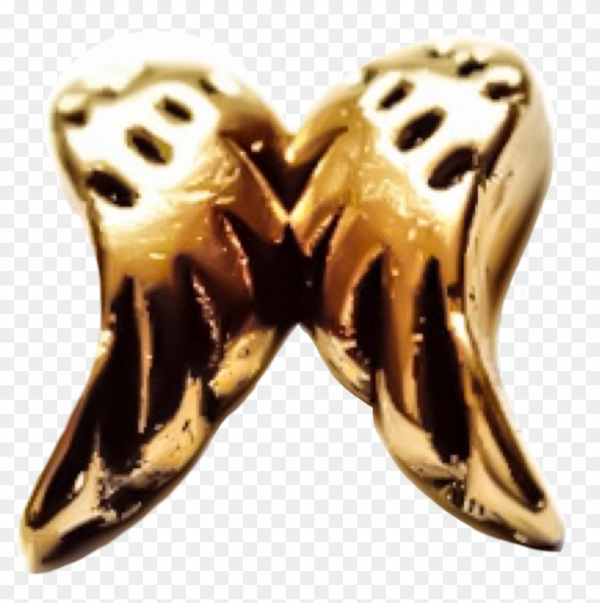 Wings {gold} Charm - Bead Clipart #2003248