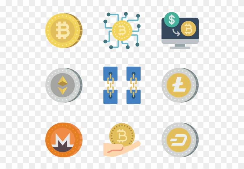 Cryptocurrency Png - Crypto Flat Icon Svg Clipart