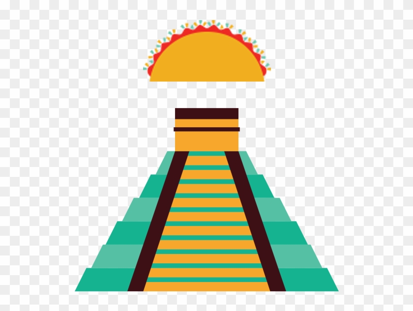 History Of The Taco Mexican Temple - Vector Graphics Clipart #2003488