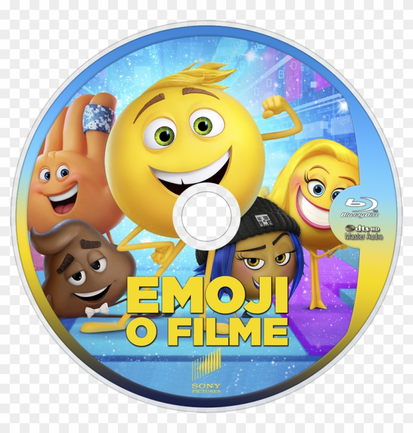 The Emoji Movie Bluray Disc Image Emoji Movie Dvd Clipart Pikpng