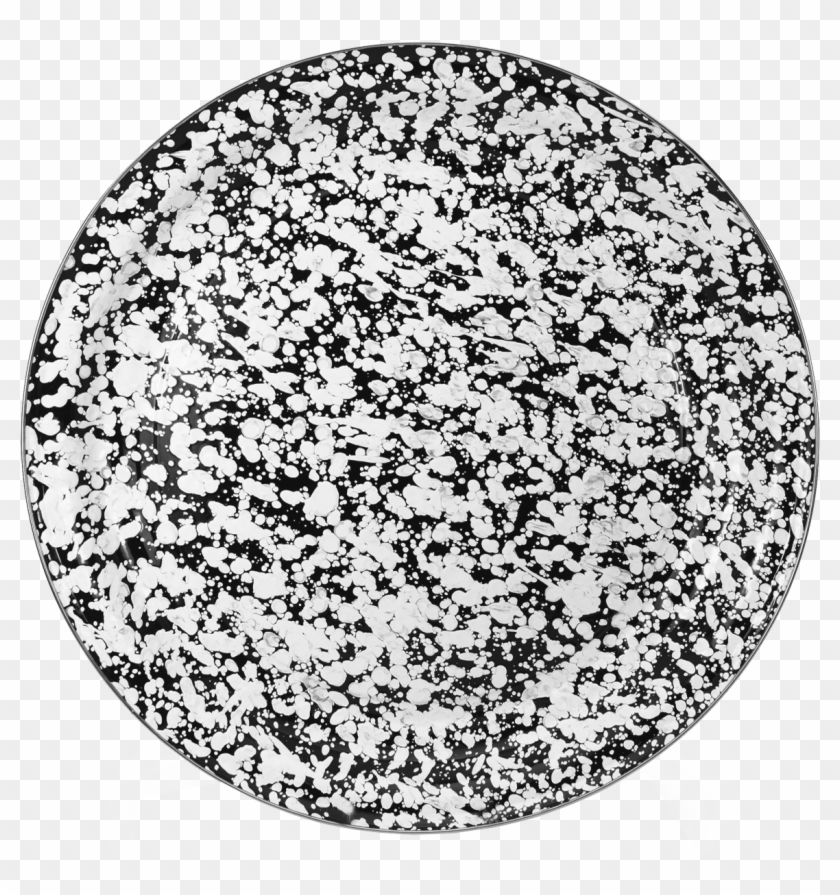 Bl01 Black Swirl Large Tray - Tibetan Mandala Drawing Clipart