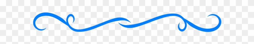 Fancy Underline Transparent - Fancy Blue Underline Clipart