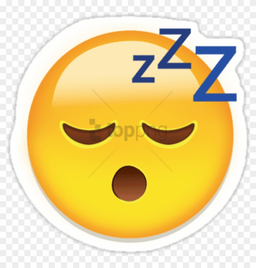 Free Png Download Too Tired To Party You Can Write - Tired Zzz Emoji Transparent Clipart