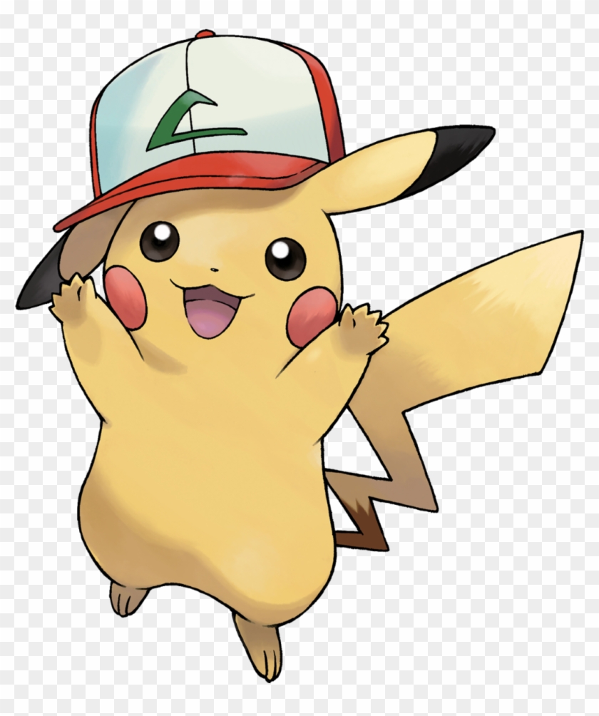 Original Cap Pikachu Available For American, Japanese - Pokemon Pikachu Ash Hat Clipart #2004522