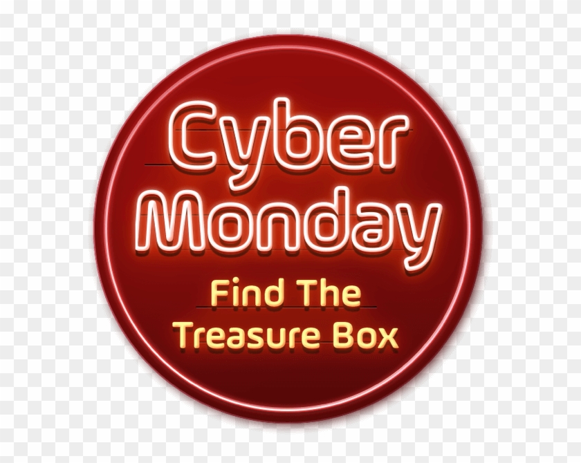 Find Treasure Box On Cyber Monday - Circle Clipart