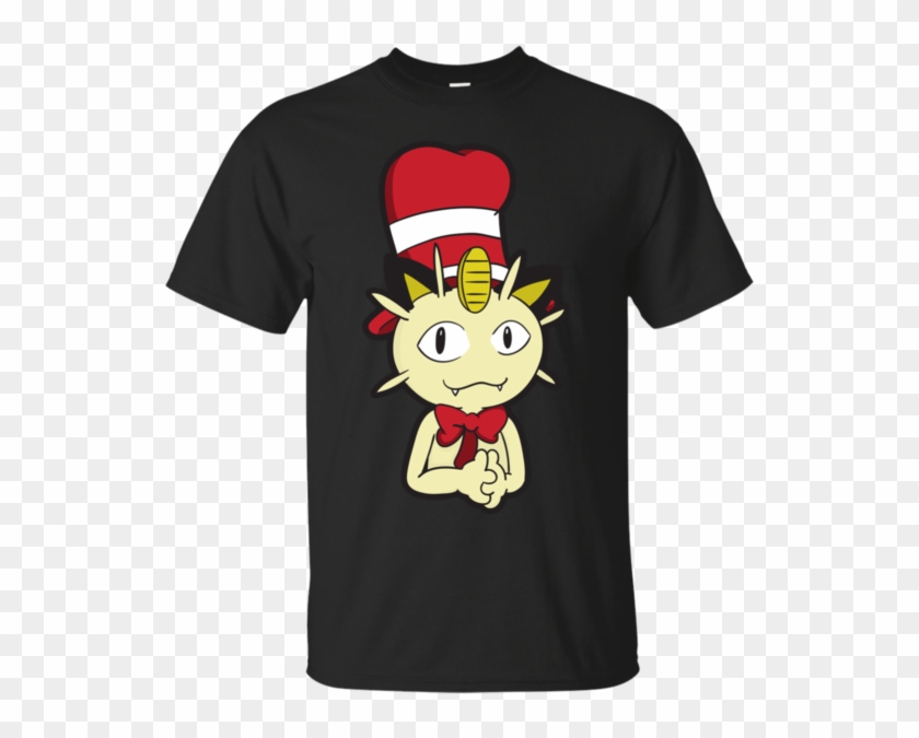 Meowth In The Hat Cat And The Hat T Shirt & Hoodie - Motley Crue T Shirt Girls Clipart