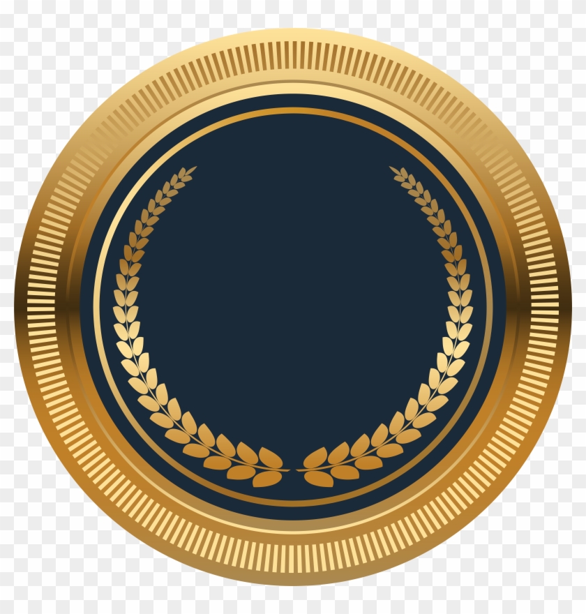 Navi Gold Seal Badge Png Transparent Image Clipart #2005485