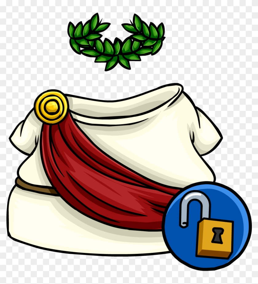 Club Penguin Wiki Fandom - Roman Toga Clip Art - Png Download #2005680