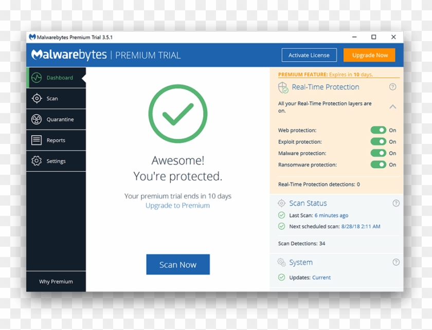 Malwarebytes Main - Malwarebytes 3.6 1 Key Clipart