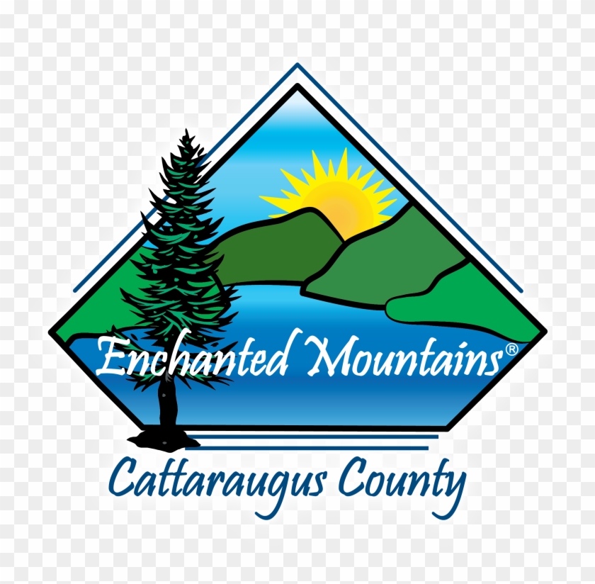 Enchanted Mountains Logo With Glow - Enchanted Mountains New York Clipart