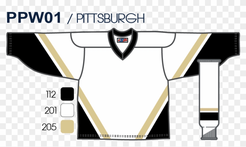 Sp Apparel League Series Pittsburgh Penguins White - S2publicom Clipart