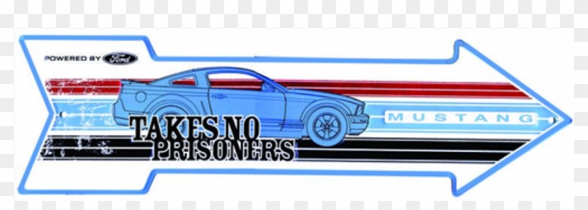 Ge Aluminum Ford Mustang Arrow Sign Clipart