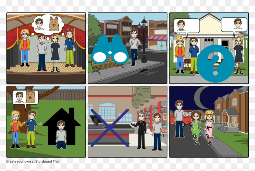 El Hombre Que Convirtió En Perro - Cartoon Clipart