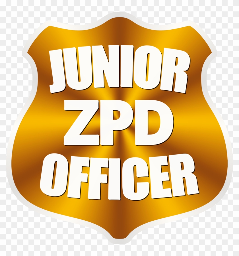 Zootopia Junior Officer Badge - Zootopia Zpd Badge Clipart