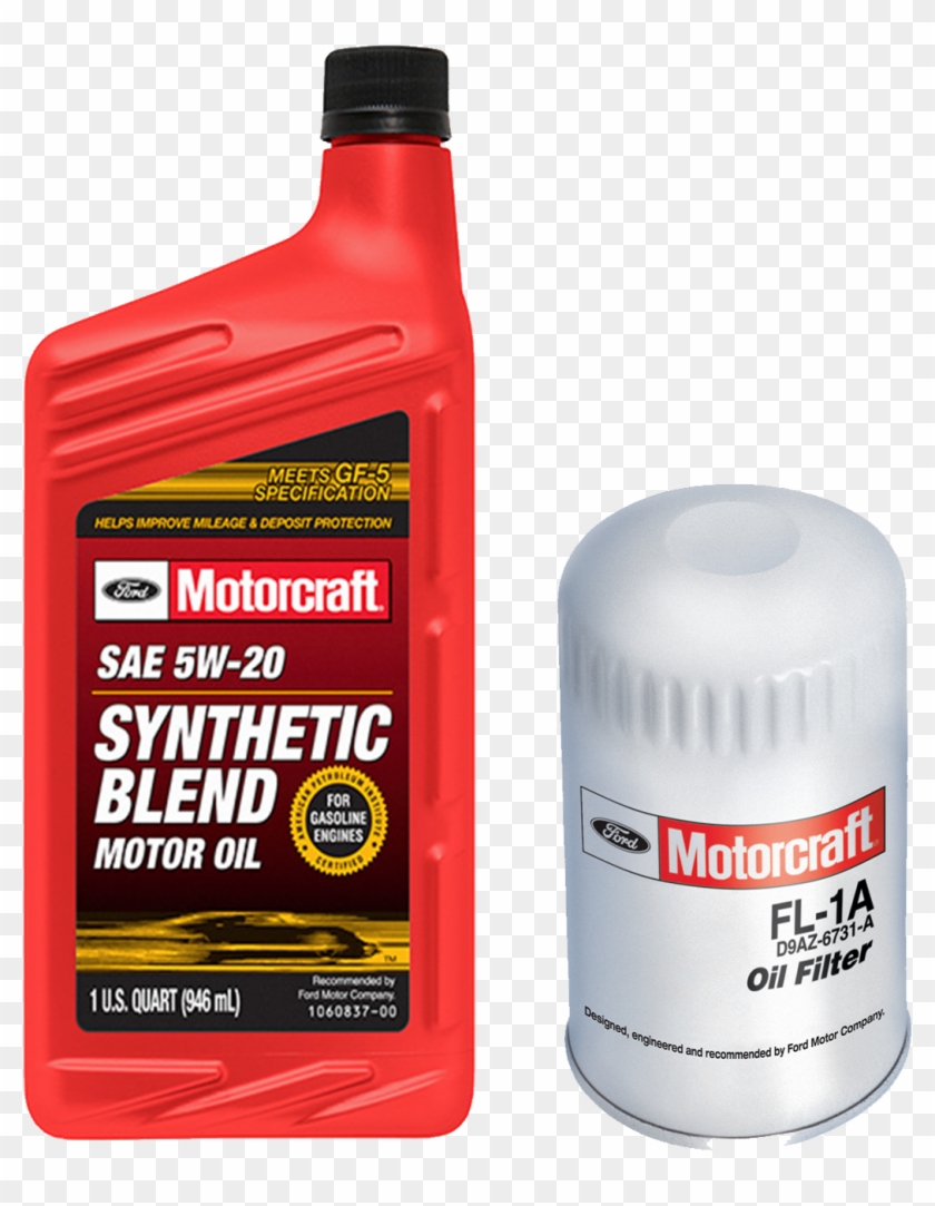 Oil Change Png - Motorcraft 5w20 Synthetic Blend Clipart #2007452