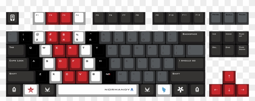 Choose Your Keycap Colors - N7 Keycaps Clipart #2007477