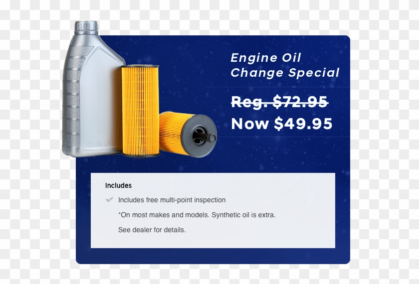 Engine Oil Change Special - Paper Clipart