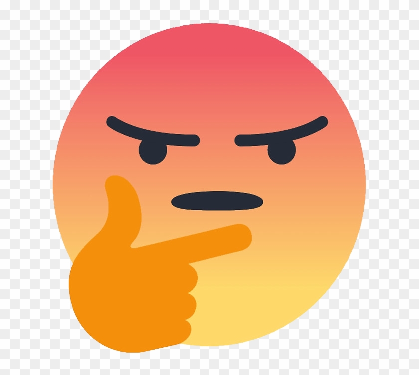 Activity - Angry Thinking Emoji Meme Clipart