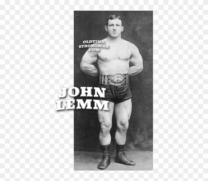 Another Look At A Very Rare Picture Of Wrestler John - John Lemm Strongman Clipart